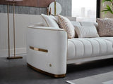 Veronica 3 Seat Sleeper (Merit Cream Plain)