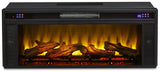 Entertainment Black Accessories Fireplace Insert