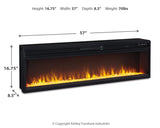 Entertainment Black Accessories Electric Fireplace Insert