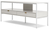 Deznee White 60" Tv Stand