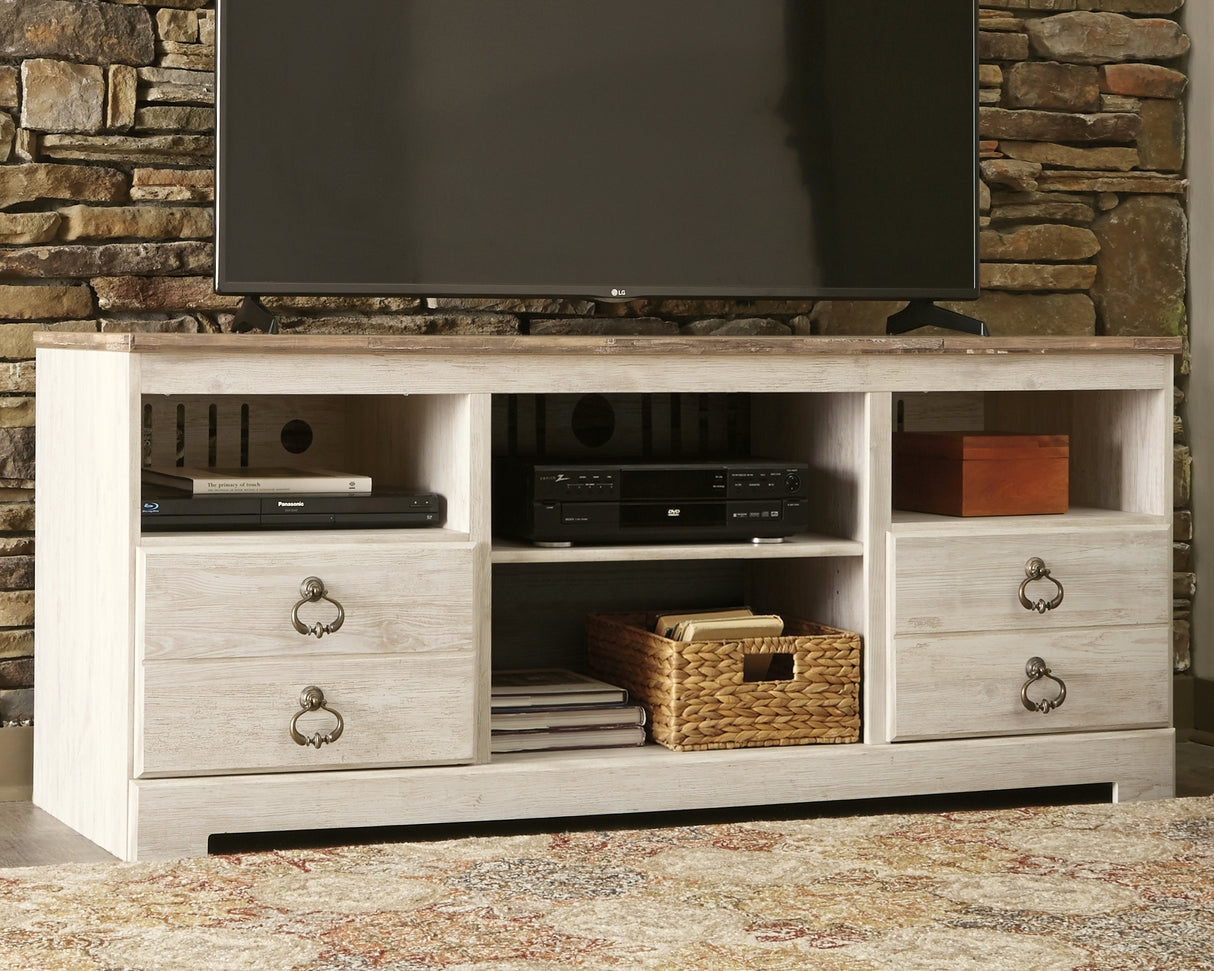 Willowton Whitewash 64" Tv Stand