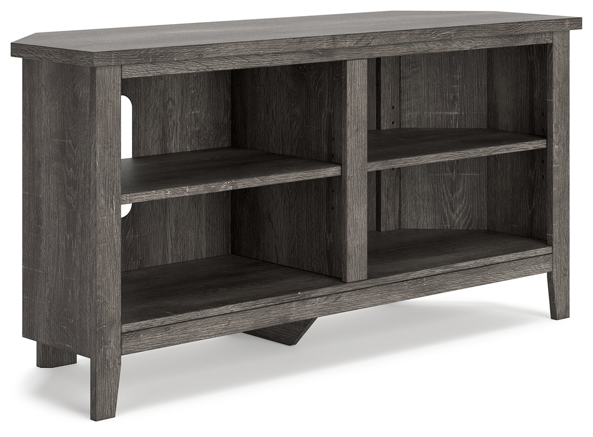 Arlenbry Gray Corner Tv Stand