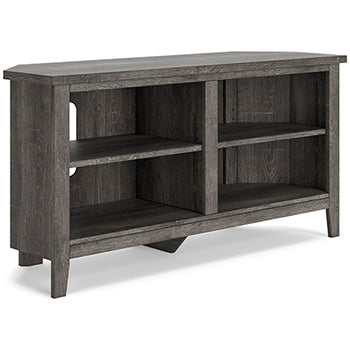 Arlenbry Gray Corner Tv Stand