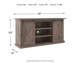 Arlenbry Gray 54" Tv Stand