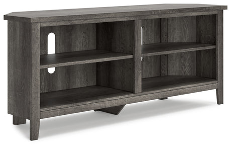 Arlenbry Gray Corner Tv Stand