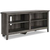 Arlenbry Gray Corner Tv Stand