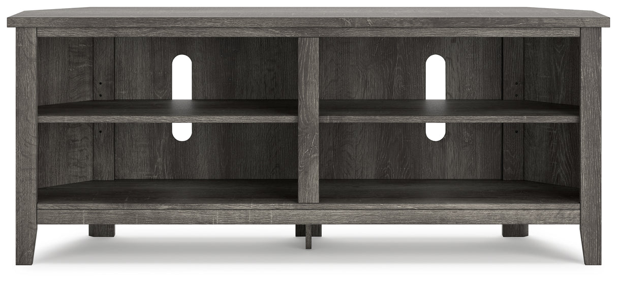 Arlenbry Gray Corner Tv Stand