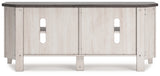 Dorrinson Two-Tone Corner Tv Stand