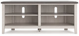 Dorrinson Two-Tone Corner Tv Stand