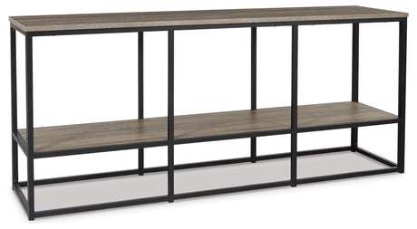 Wadeworth Brown/Black 65" Tv Stand