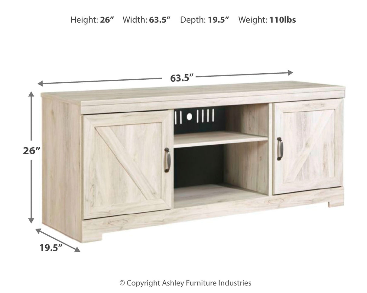 Bellaby Whitewash 63" Tv Stand