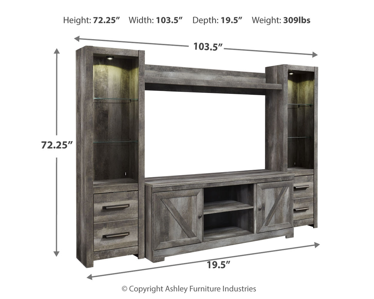 Wynnlow 4-Piece Entertainment Center