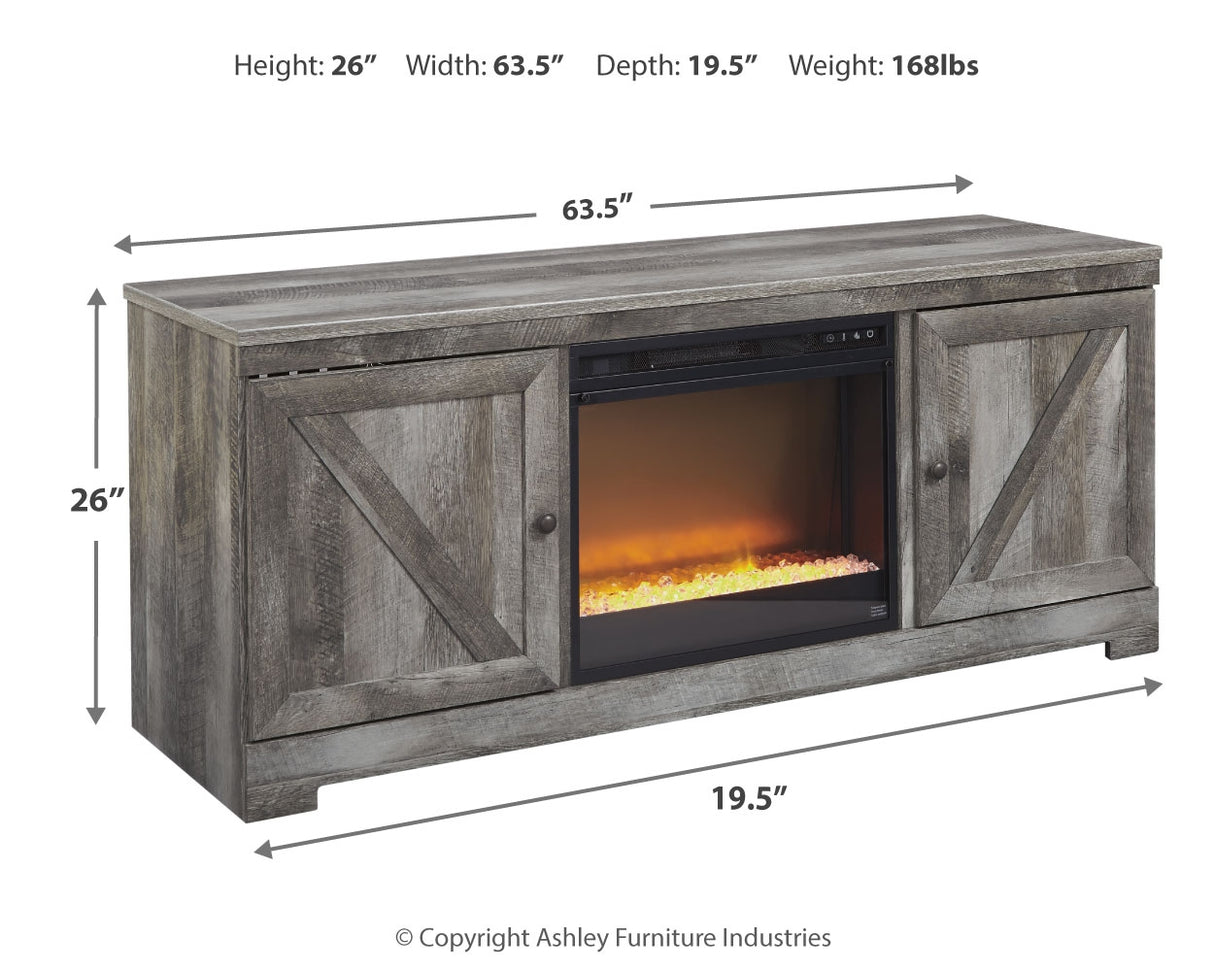 Wynnlow 63" TV Stand with Electric Fireplace