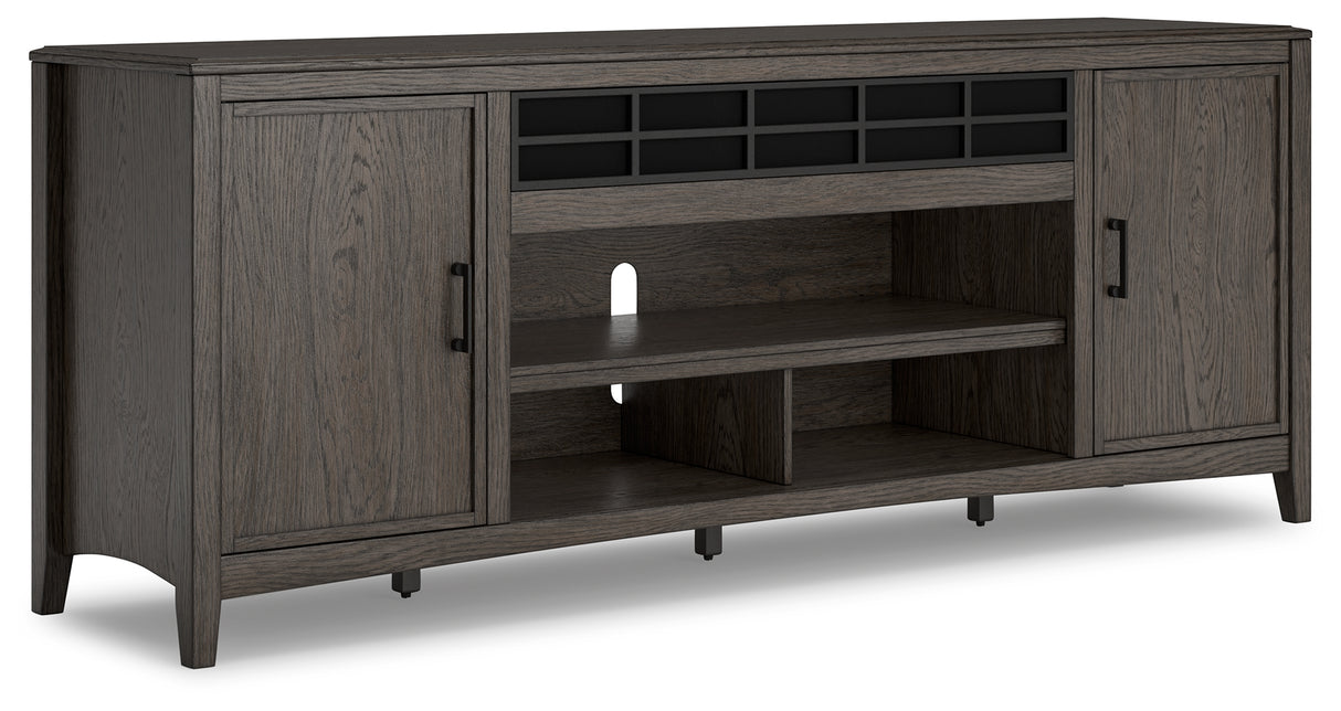 Montillan Grayish Brown 84" Tv Stand