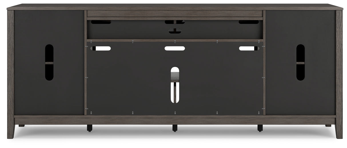 Montillan Grayish Brown 84" Tv Stand