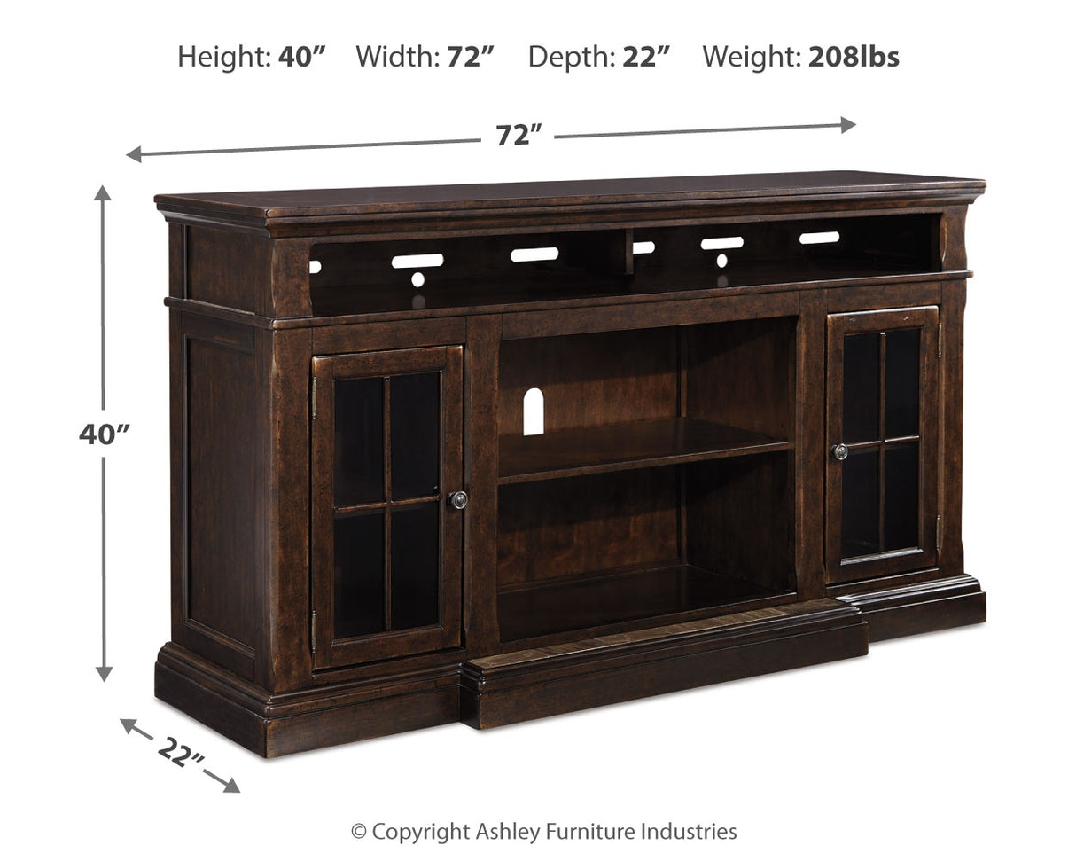 Roddinton Dark Brown 72" Tv Stand