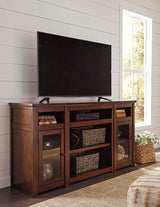 Harpan Reddish Brown 72" Tv Stand