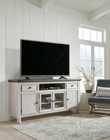 Havalance Two-Tone Tv Stand