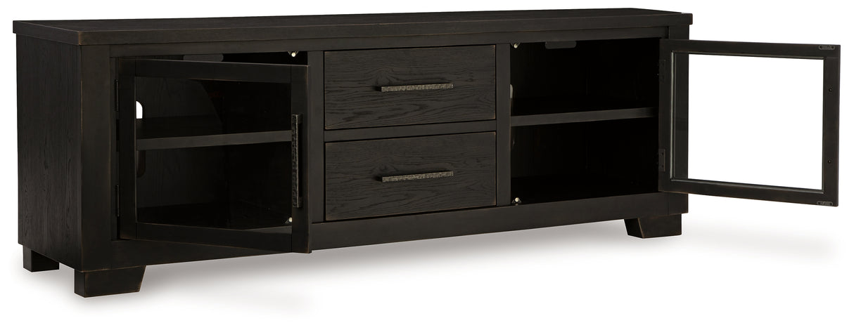 Galliden Black 80" Tv Stand