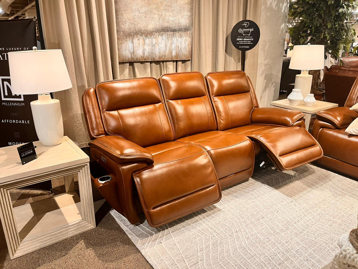 Healy Pier Power Reclining Sofa and Loveseat