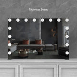 Glamour Tri-Tone Wide LED Makeup Mirror