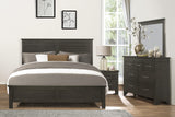 Farm Charcoal Gray Queen Bed