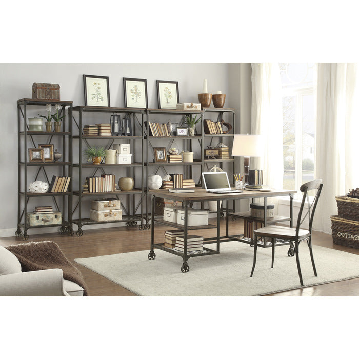 Millwood Black, Brown Bookcase