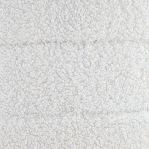 Trezona White Teddy Sherpa Accent Chair