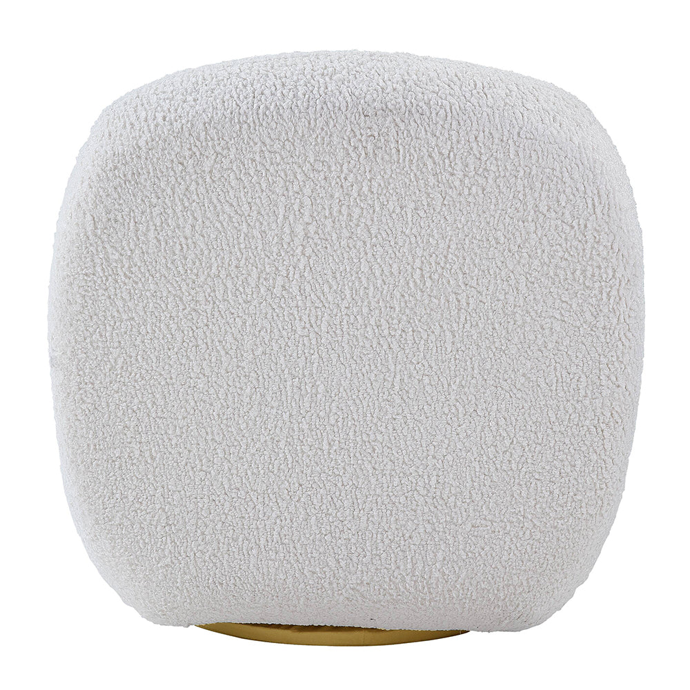 Yedaid White Teddy Sherpa Accent Chair