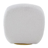 Yedaid White Teddy Sherpa Accent Chair