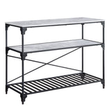 Jakob Black & Concrete Finish Kitchen Cart