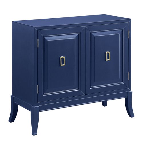 Clem Blue Finish Console Table