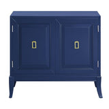 Clem Blue Finish Console Table