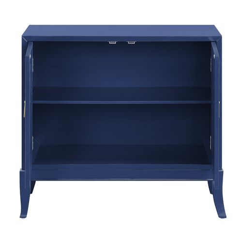 Clem Blue Finish Console Table