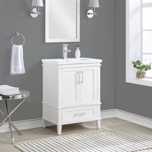 Blair White Finish Sink Cabinet