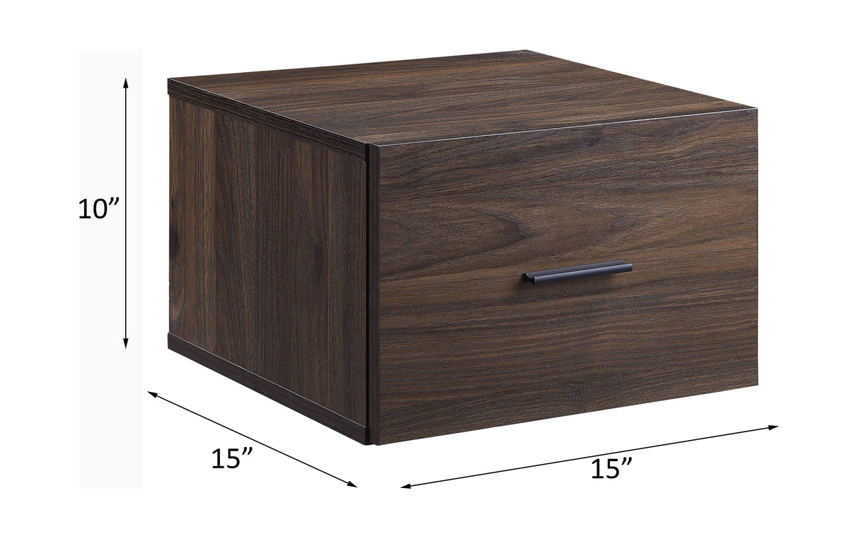 Harel Walnut Finish Storage