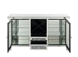 Noralie Mirrored & Faux Diamonds Wine Cabinet