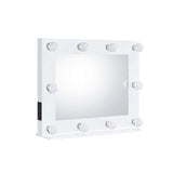 Avery White Finish Accent Mirror