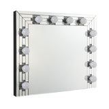 Noralie Mirrored & Faux Diamonds Wall Decor