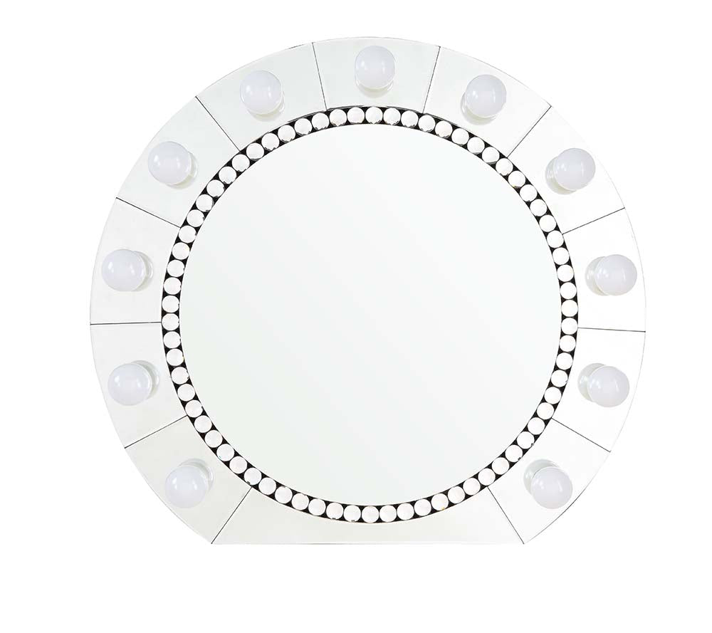 Farai Mirrored & Faux Crystal Diamonds Wall Decor