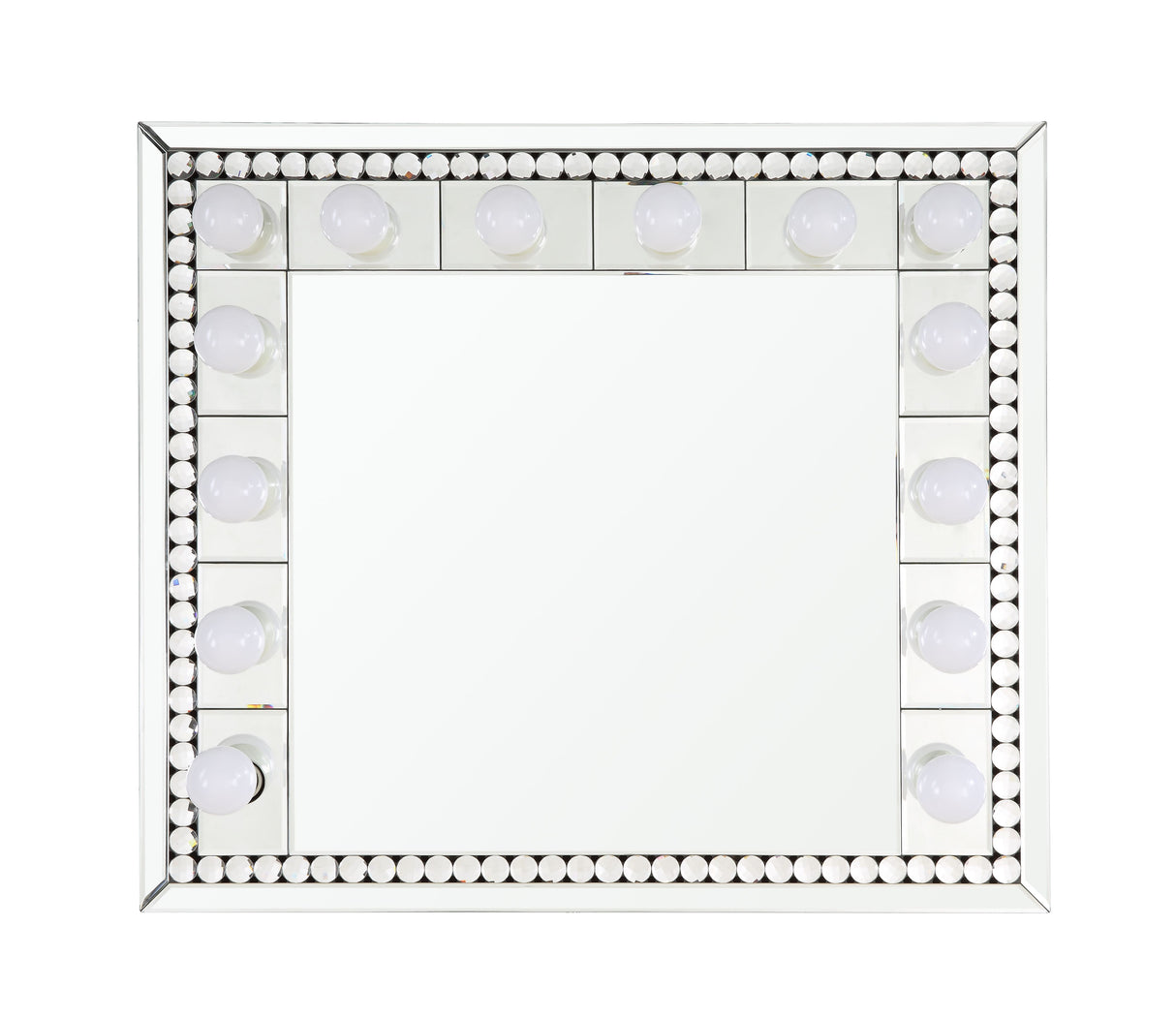 Farai Mirrored & Faux Crystal Diamonds Wall Decor