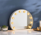 Alma White Finish Accent Mirror