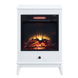 Hamish White Finish Fireplace