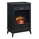 Hamish Black Finish Fireplace