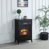 Hamish Black Finish Fireplace