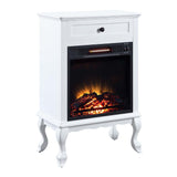 Eirene White Finish Fireplace