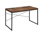 Bob Weathered Oak & Black Finish Console Table