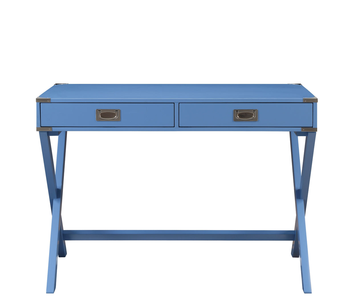 Amenia Blue Finish Console Table