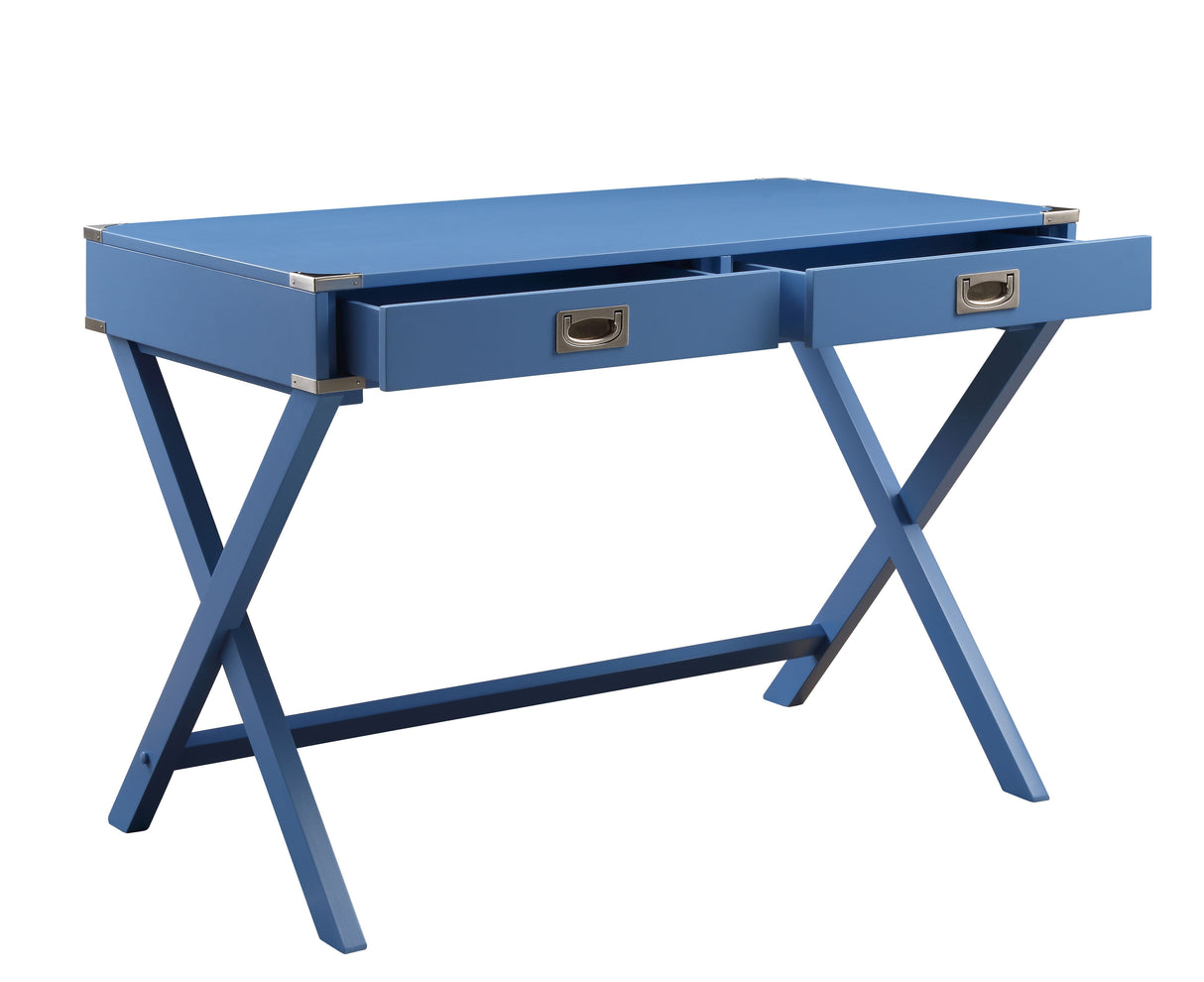 Amenia Blue Finish Console Table