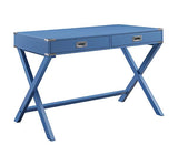 Amenia Blue Finish Console Table